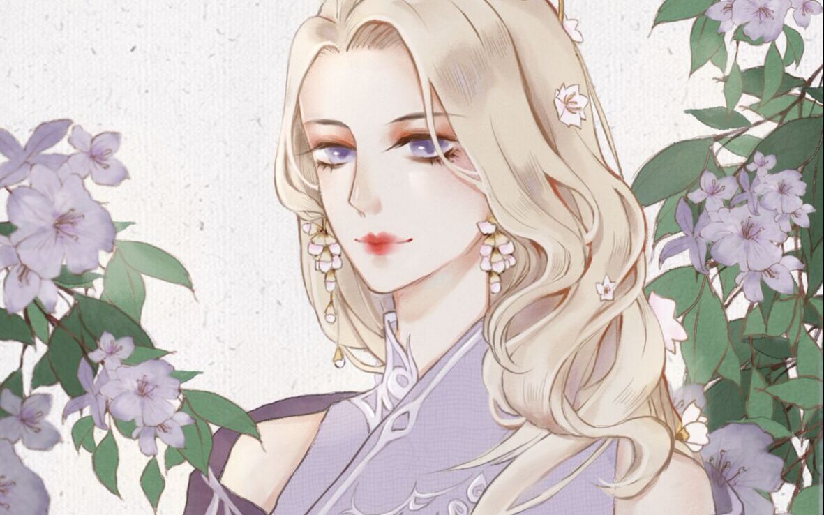 板绘20191008剑三花姐