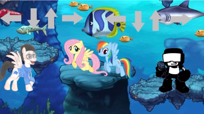 nffeedingfrenzy2modfrenzynightfunkinfagpherfrom小马宝莉吞食鱼