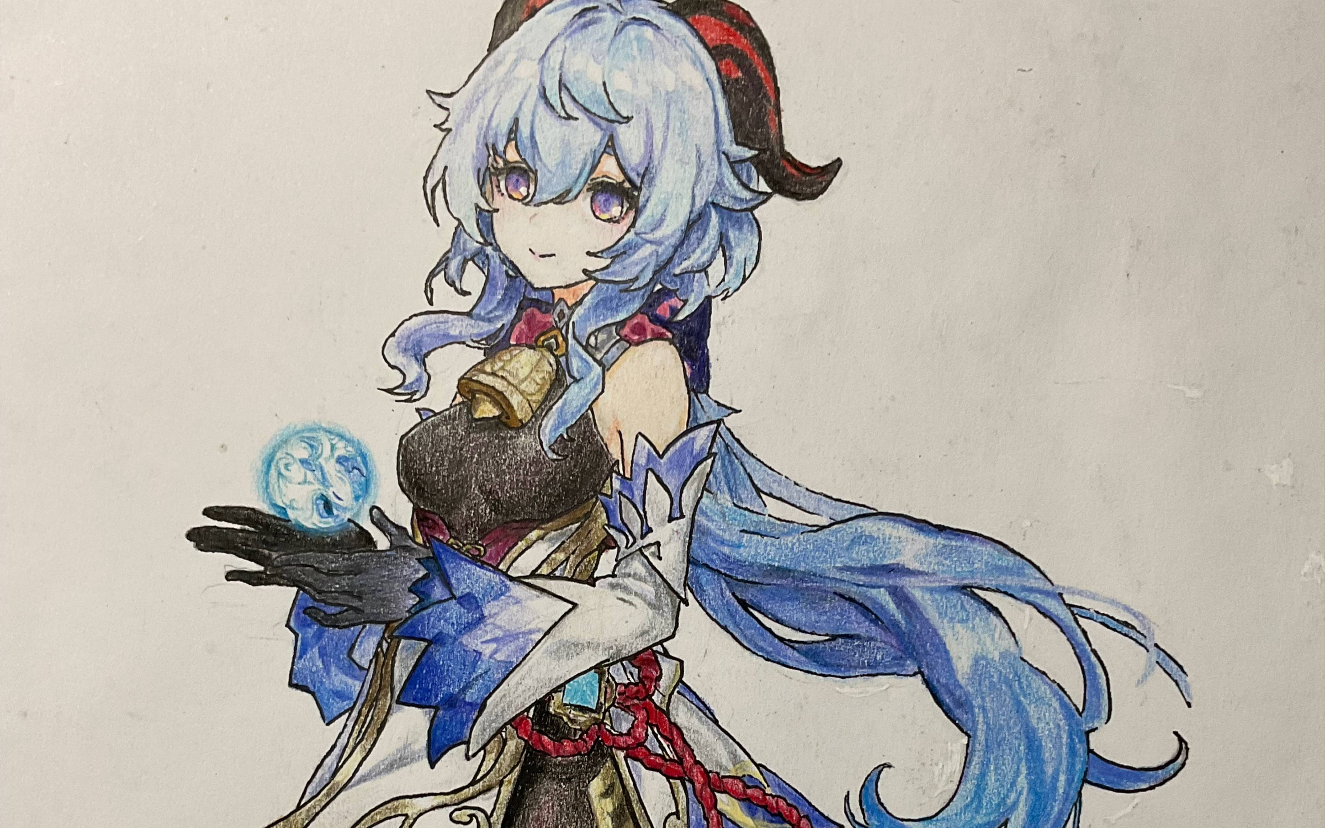 几个月前画的的甘雨