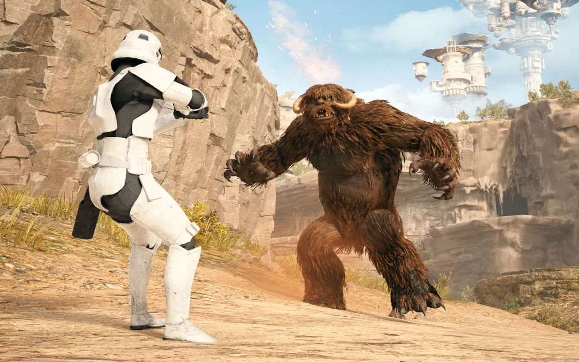 Stormtroopers vs Wampa  STAR WARS JEDI SURVIVOR NPC Wars哔哩哔哩bilibili