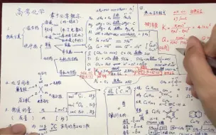 下载视频: 【高考化学】一张纸讲完高考化学——竞赛退役的清华学长带你梳理知识点