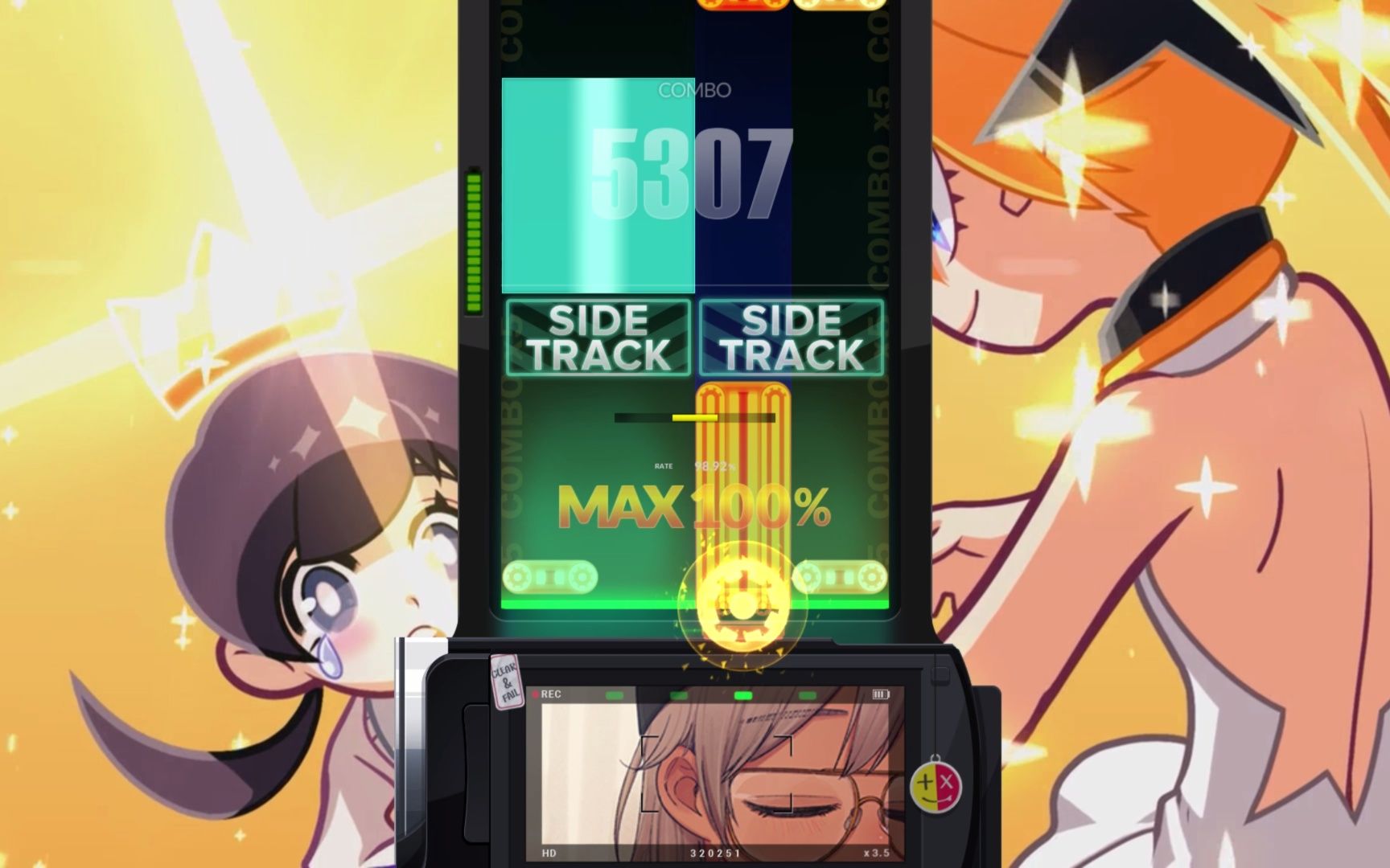 【djmax respect v】glory day 疯狂难度maxcombo rate98.