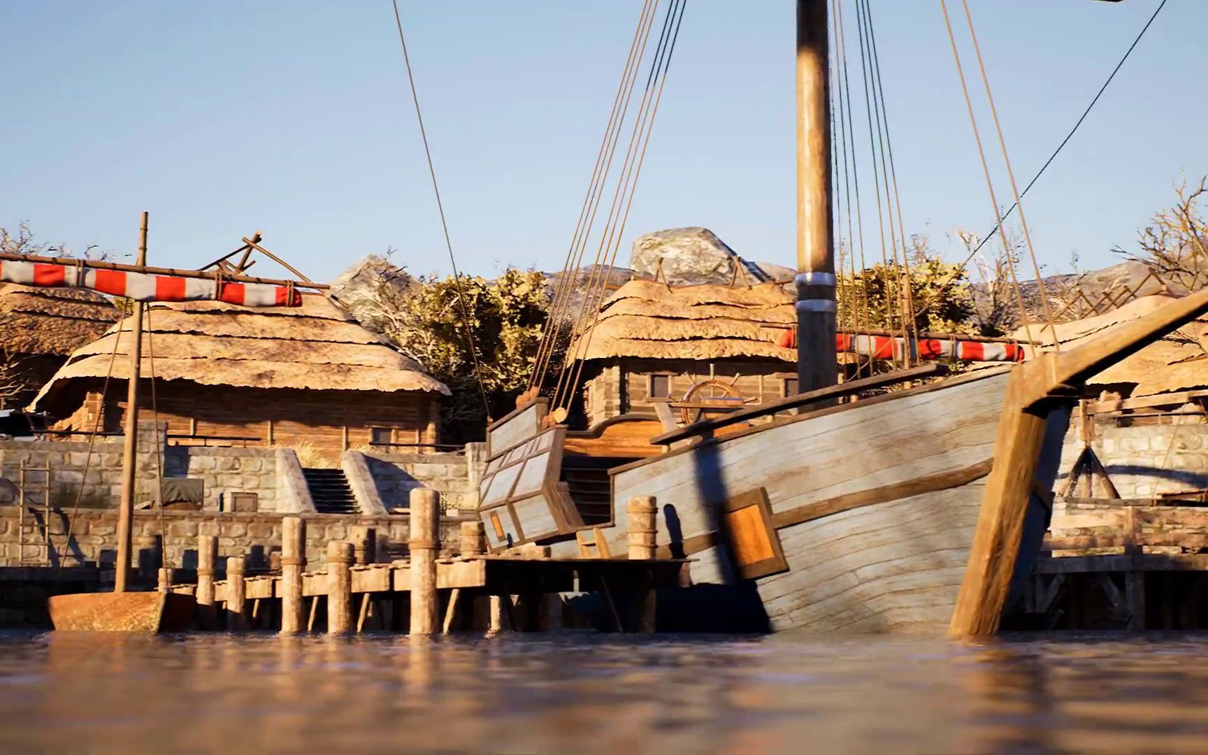 【ue4】中世纪码头 medieval docks