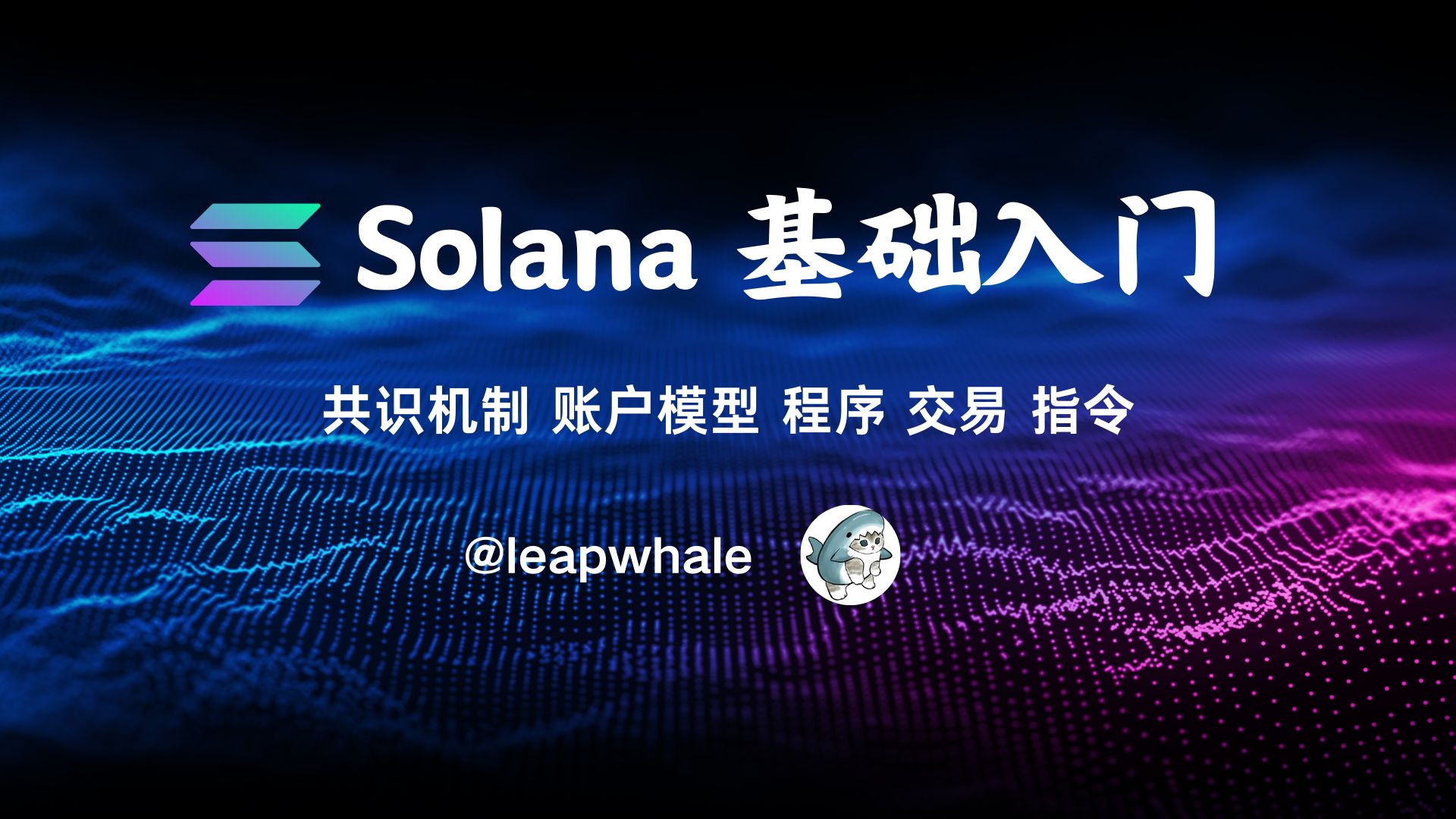 【原创教程】Solana开发 | 核心概念 | 共识机制 | 账户模型 | web3学习 | 区块链哔哩哔哩bilibili