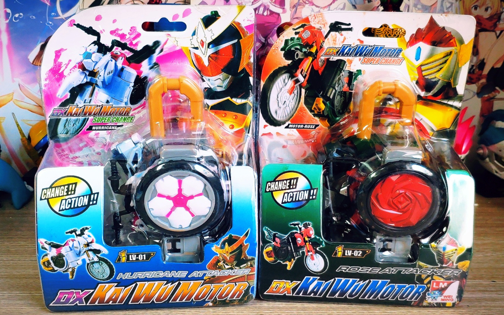 国产盗版铠武腰变形摩托车锁扣测评之星会玩