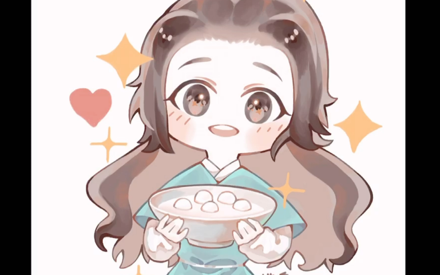 【procreate动画】冰秋元宵活动的动图绘制过程