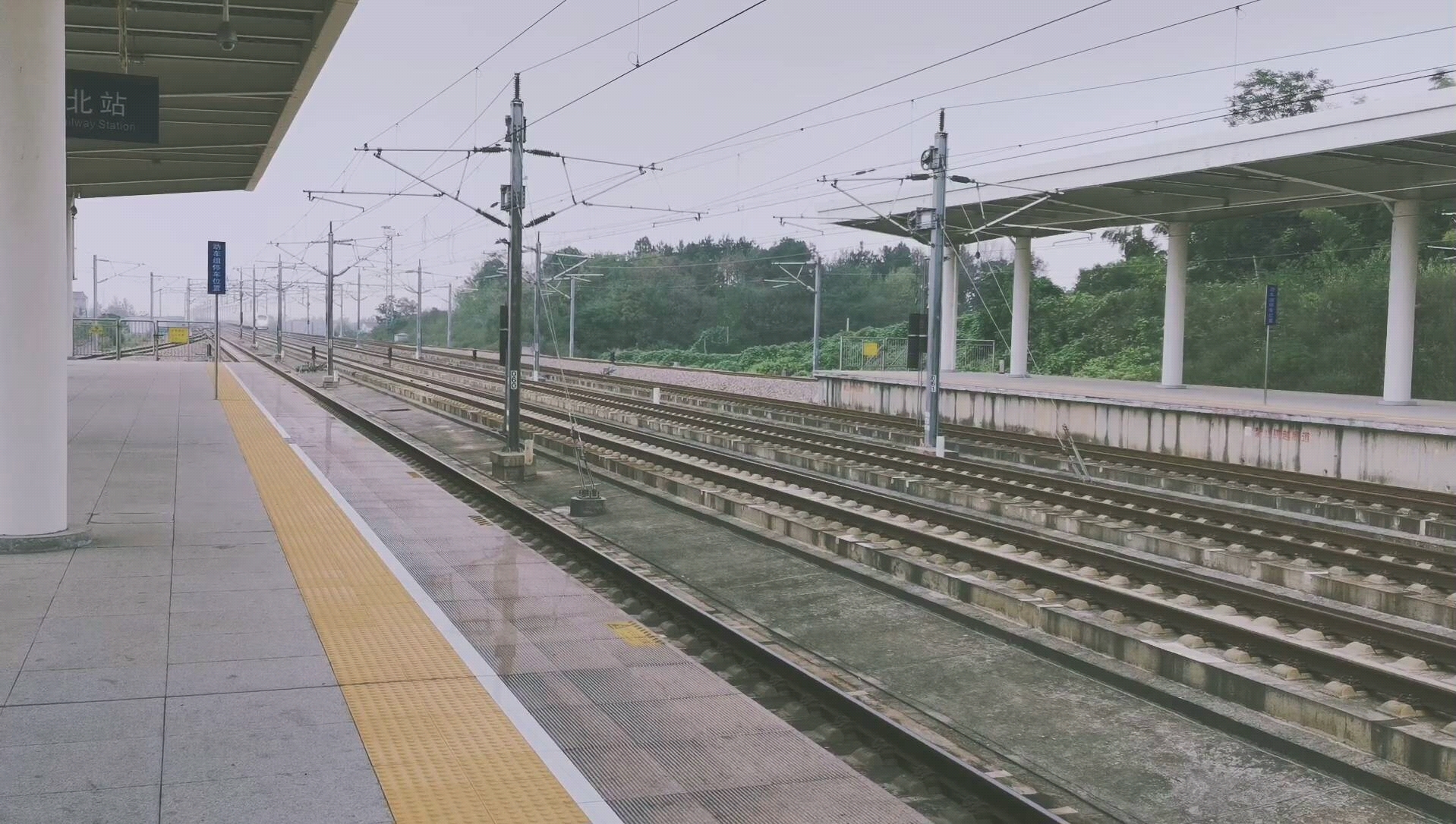 crh380b合福高铁铜陵北站3道进站