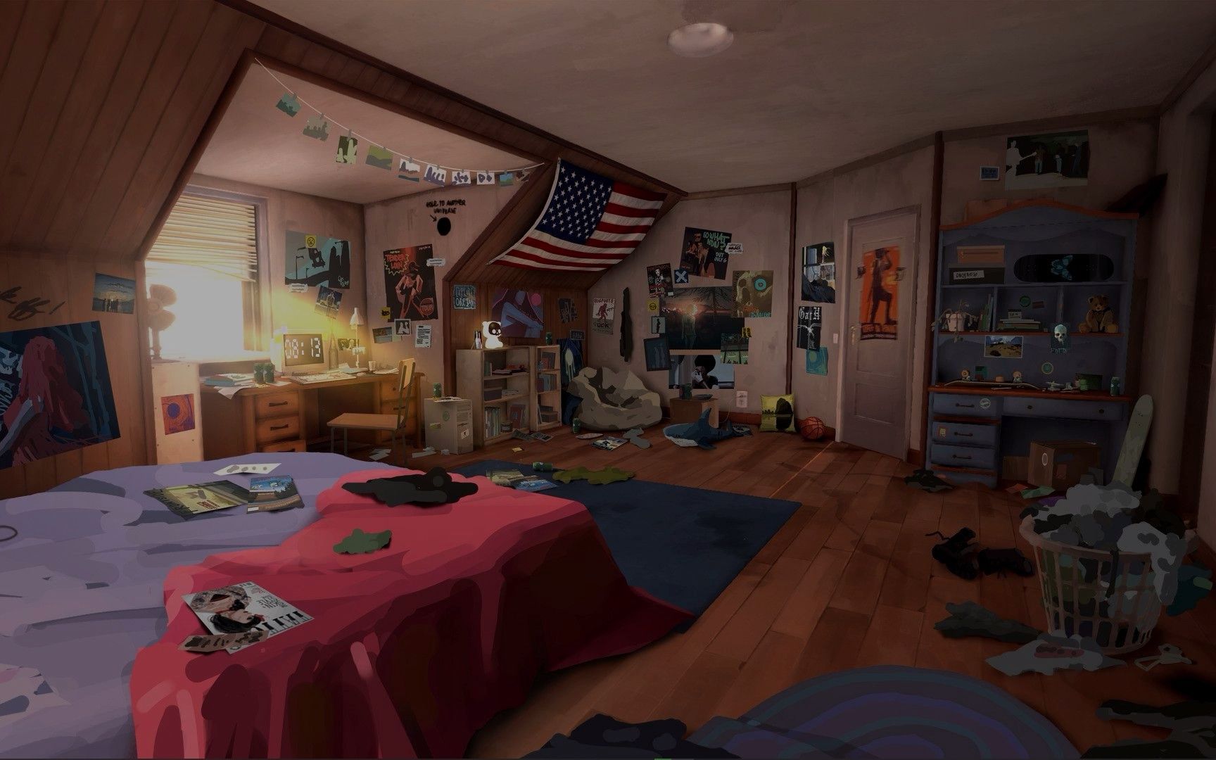 白噪音丨呆在房间里听迈克尔·杰克逊的歌 奇异人生 life is strange