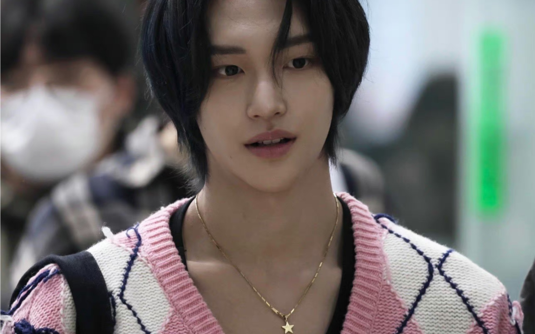 朴元彬 好适合粉色