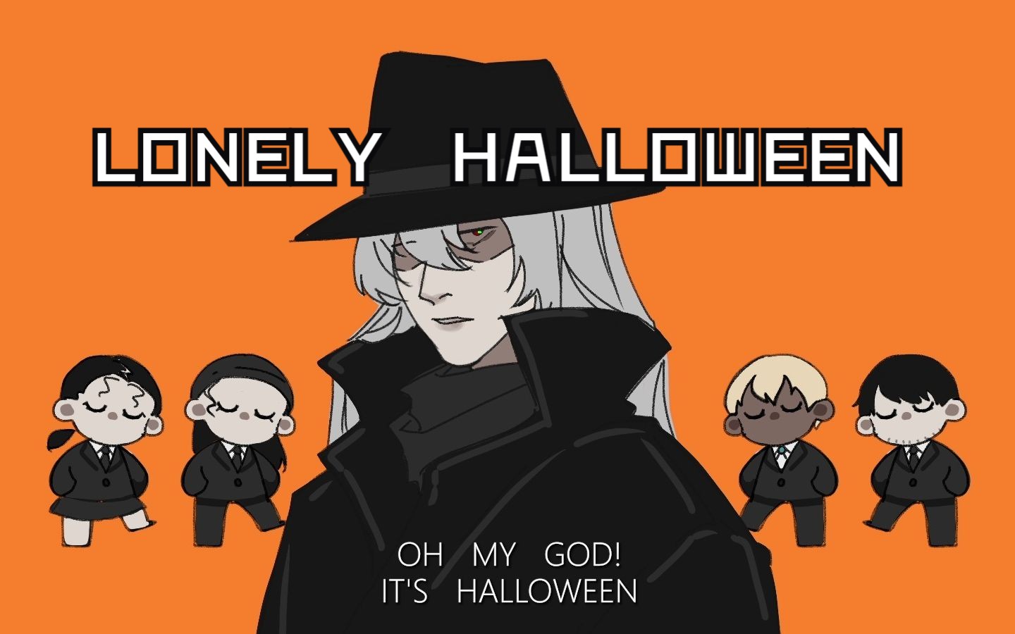 [图]【名侦探柯南/手书】琴酒的Lonely Halloween