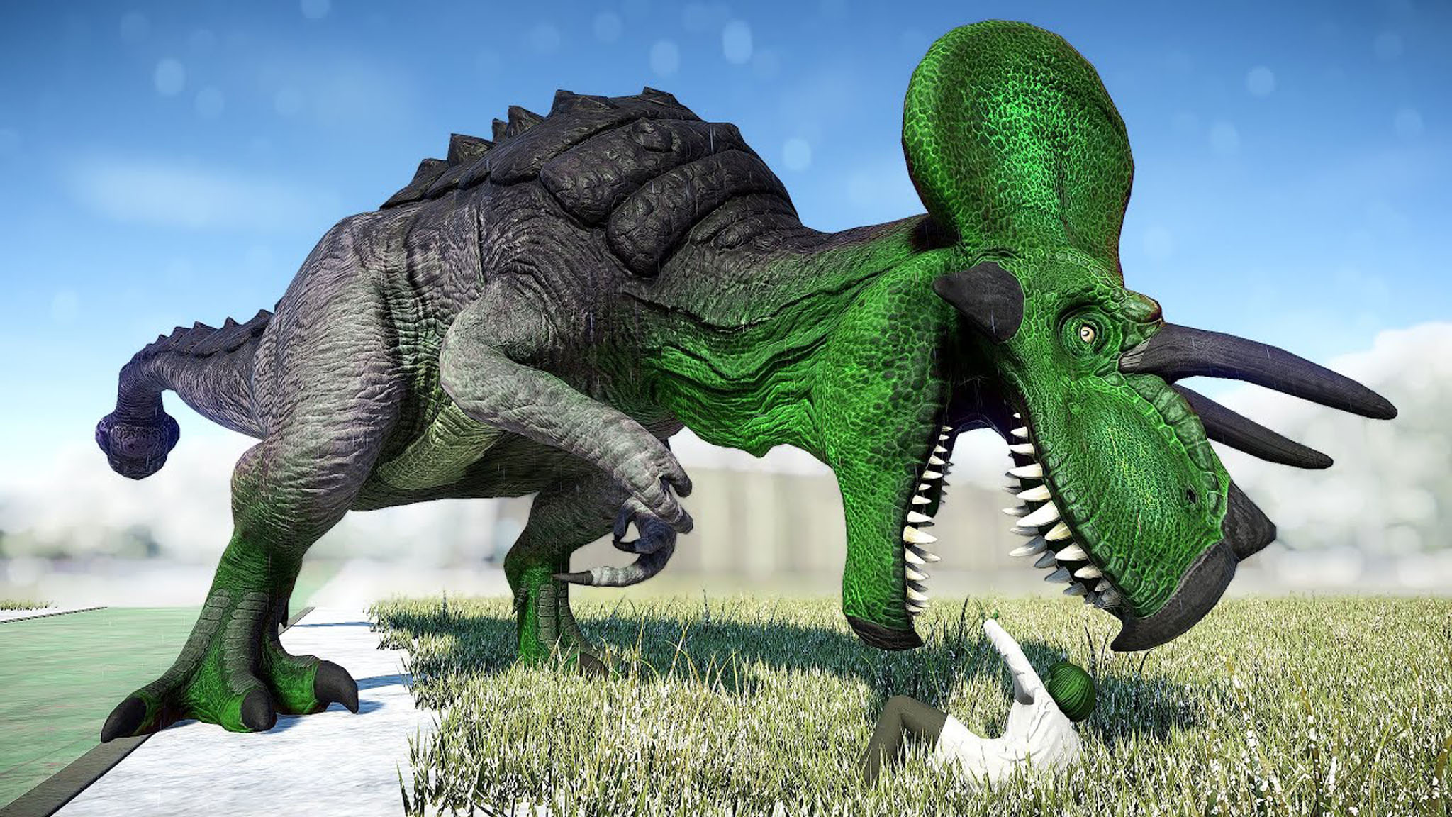 终极龙,狂暴迅猛龙,雷克斯暴龙,狂暴龙 ~ 侏罗纪世界进化