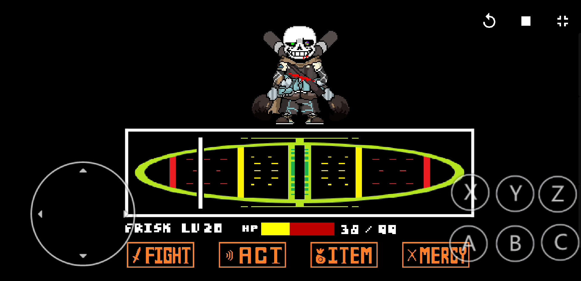 ink sans fight 第3阶段
