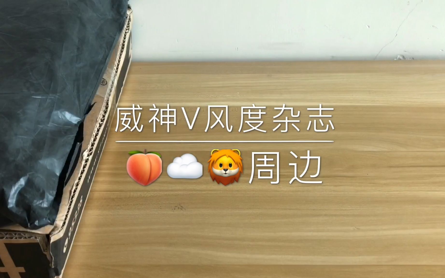 【条妹开箱】威神V风度杂志&一些站周哔哩哔哩bilibili