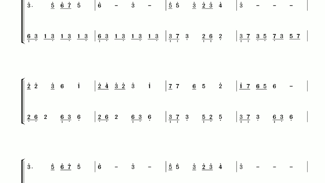 30秒学会月之故乡 钢琴简谱教学改编简单版 三连有全谱哦!哔哩哔哩bilibili