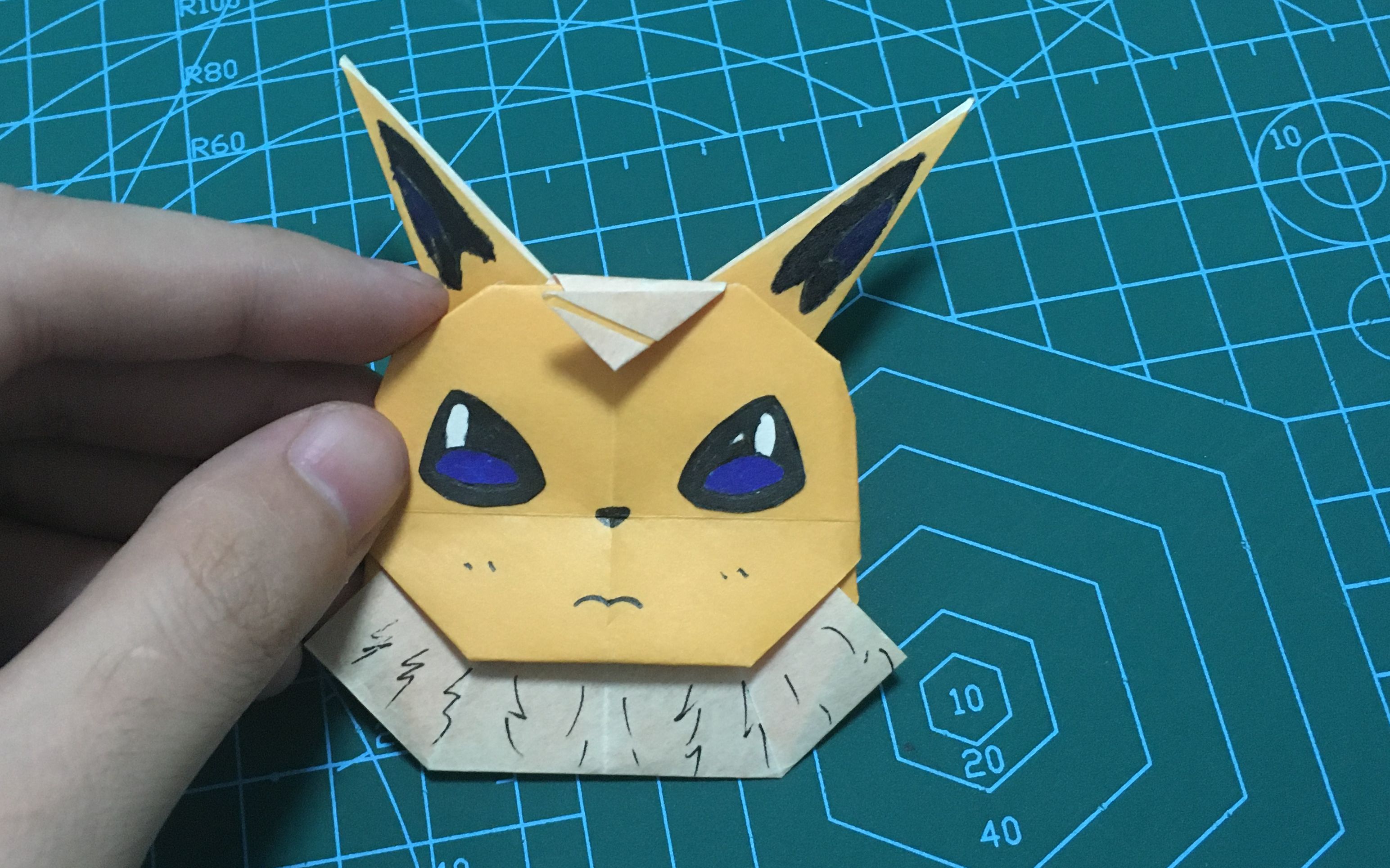 火伊布【宝可梦折纸图鉴】_哔哩哔哩_bilibili