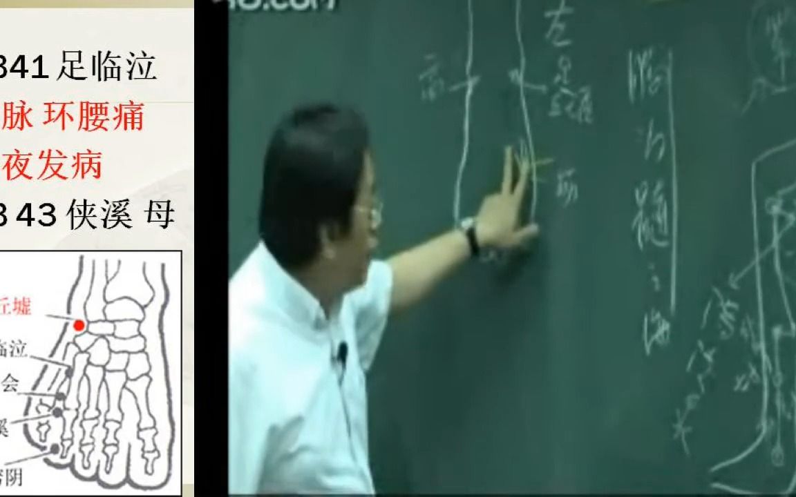 113足临泣穴 半夜发病,环腰痛 倪海厦 人纪 针灸 足少阳胆经哔哩哔哩bilibili