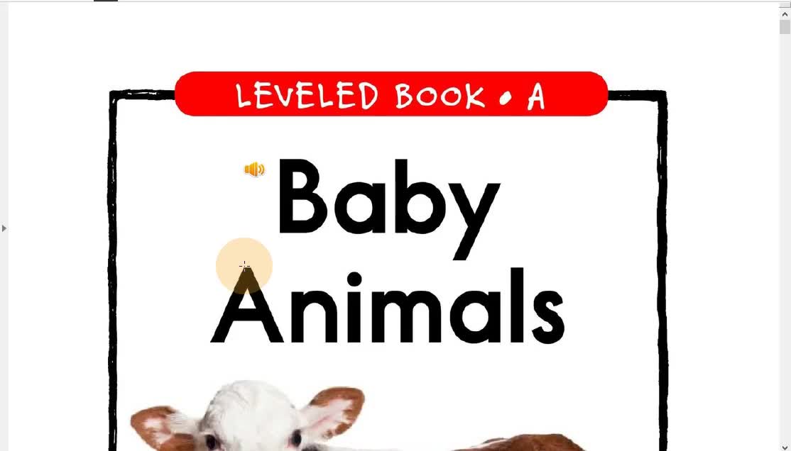 活动作品babyanimals绘本朗读教学raz