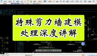 Download Video: 特殊剪力墙建模处理深度讲解