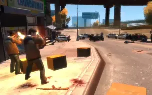 Télécharger la video: GTA4 NPC枪战#FBI突袭俄罗斯洗衣店