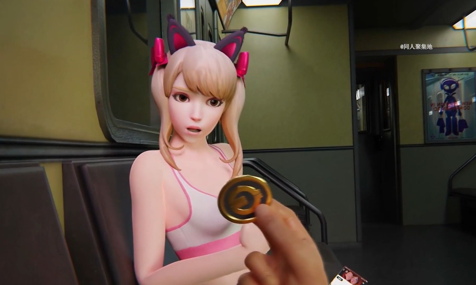 守望先锋被马内打脸的dva【3d/作者anianiboy】