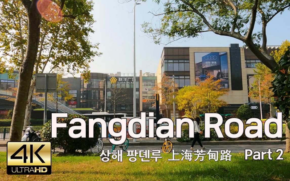 上海芳甸路散步 Street Walk Shanghai Fangdian Road Part 2, 4K哔哩哔哩bilibili