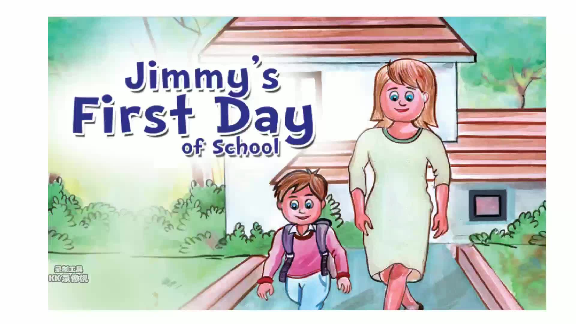 活动 绘本阅读-jimmy's first day of school