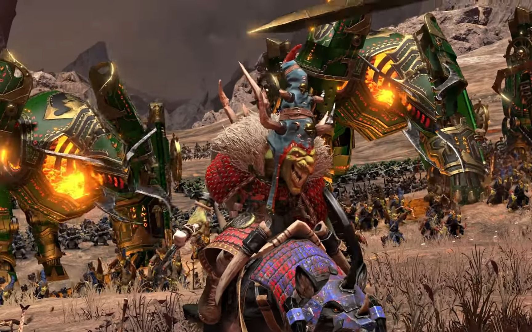 战锤3全面战争视频:混沌矮人 vs 斯卡文