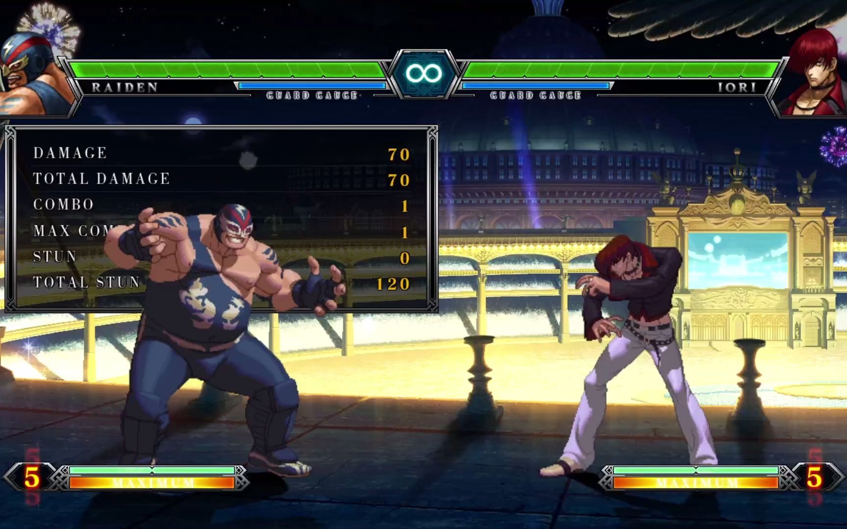 拳皇13雷电简单版只压一个脚4气十割