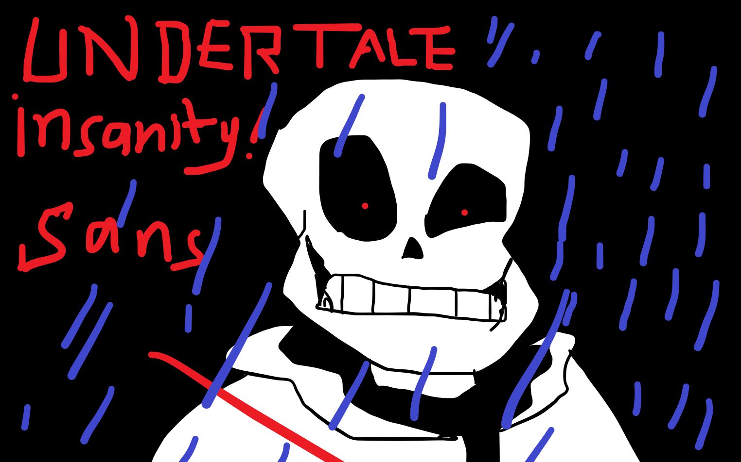 【undertale】同人!insanity sans 遭遇战