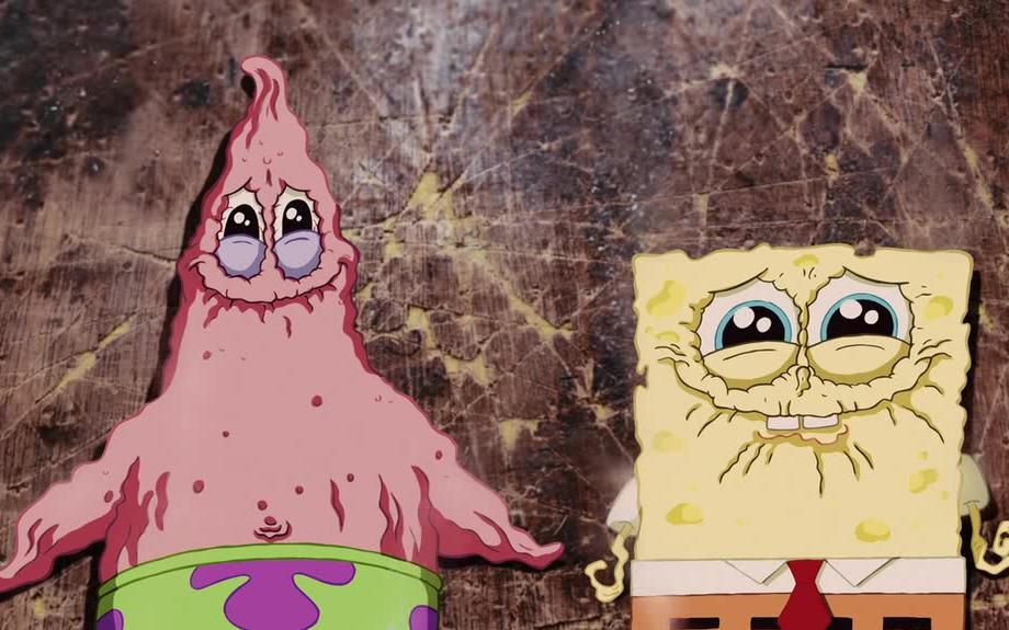 超感人一幕!the tear of the goofy goobers 【海绵宝宝历险记】