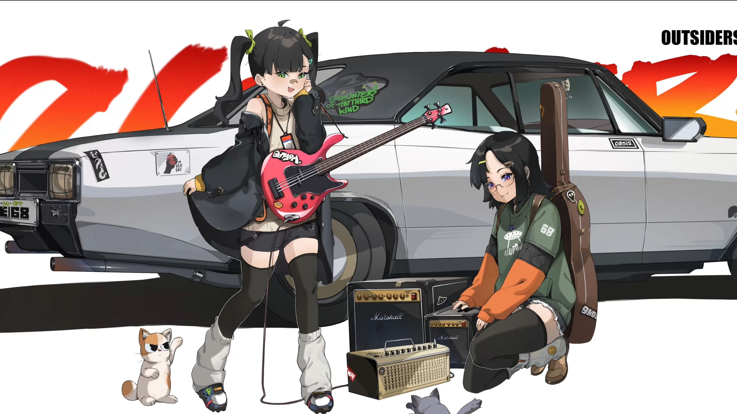 天外来客-outsiders rook 【绘画过程】