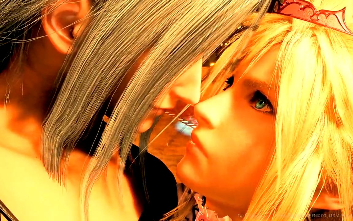 ff7r克劳德和萨菲罗斯跳舞