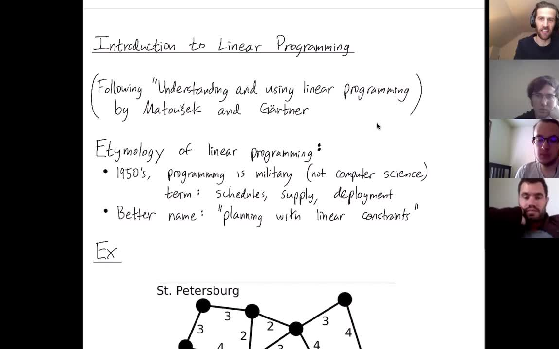 Math 510: Linear Programming and Network Flows(线性规划和网络流)哔哩哔哩bilibili