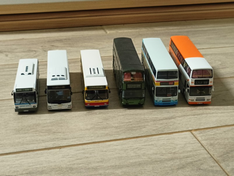 【香港巴士模型】分享几台76比例的香港巴士模型