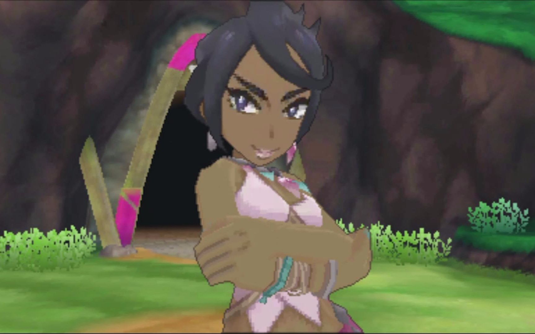 gg猎人过关15岩石系女王大人精灵宝可梦太阳