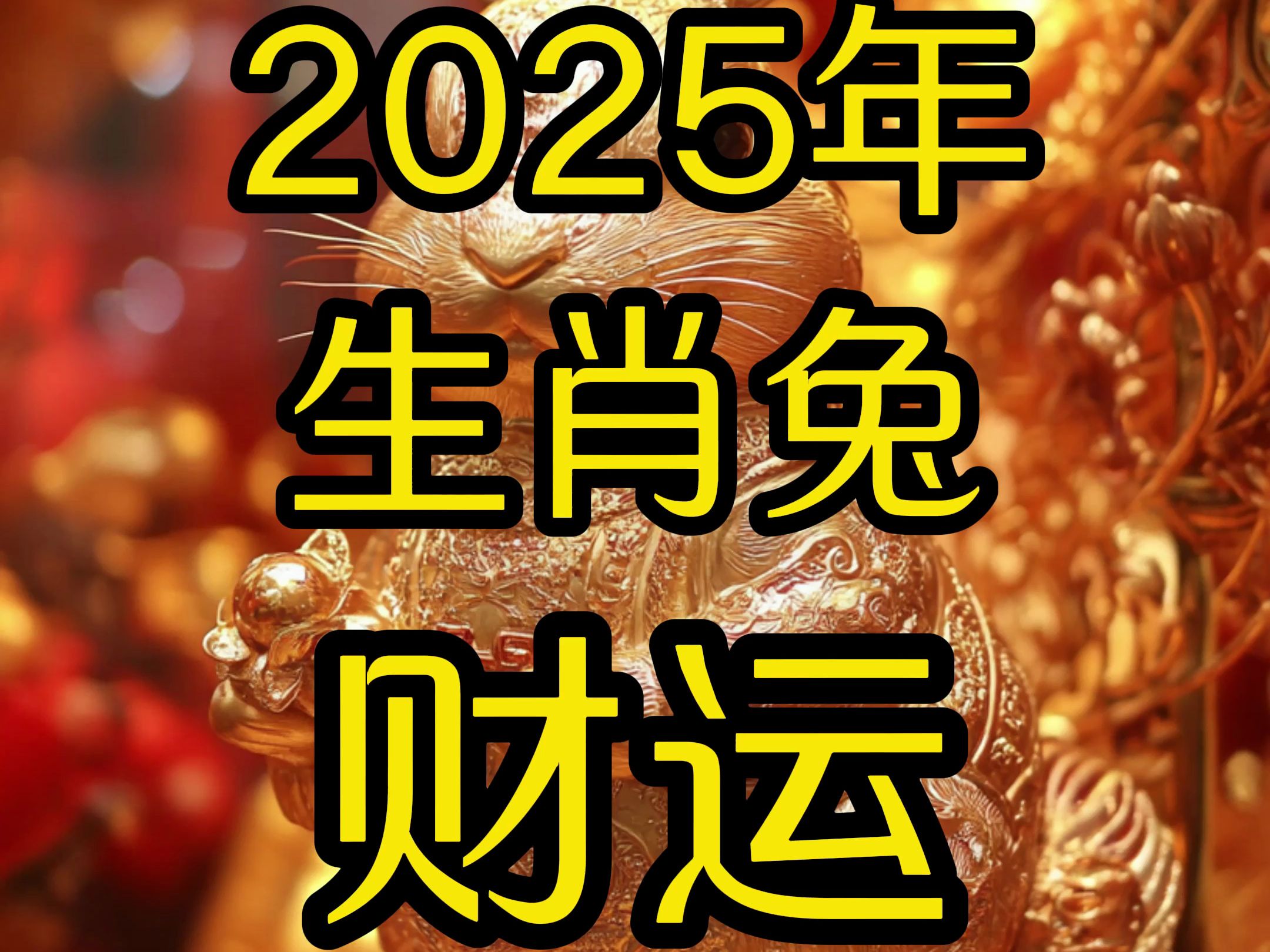 2025年生肖兔财富运势哔哩哔哩bilibili