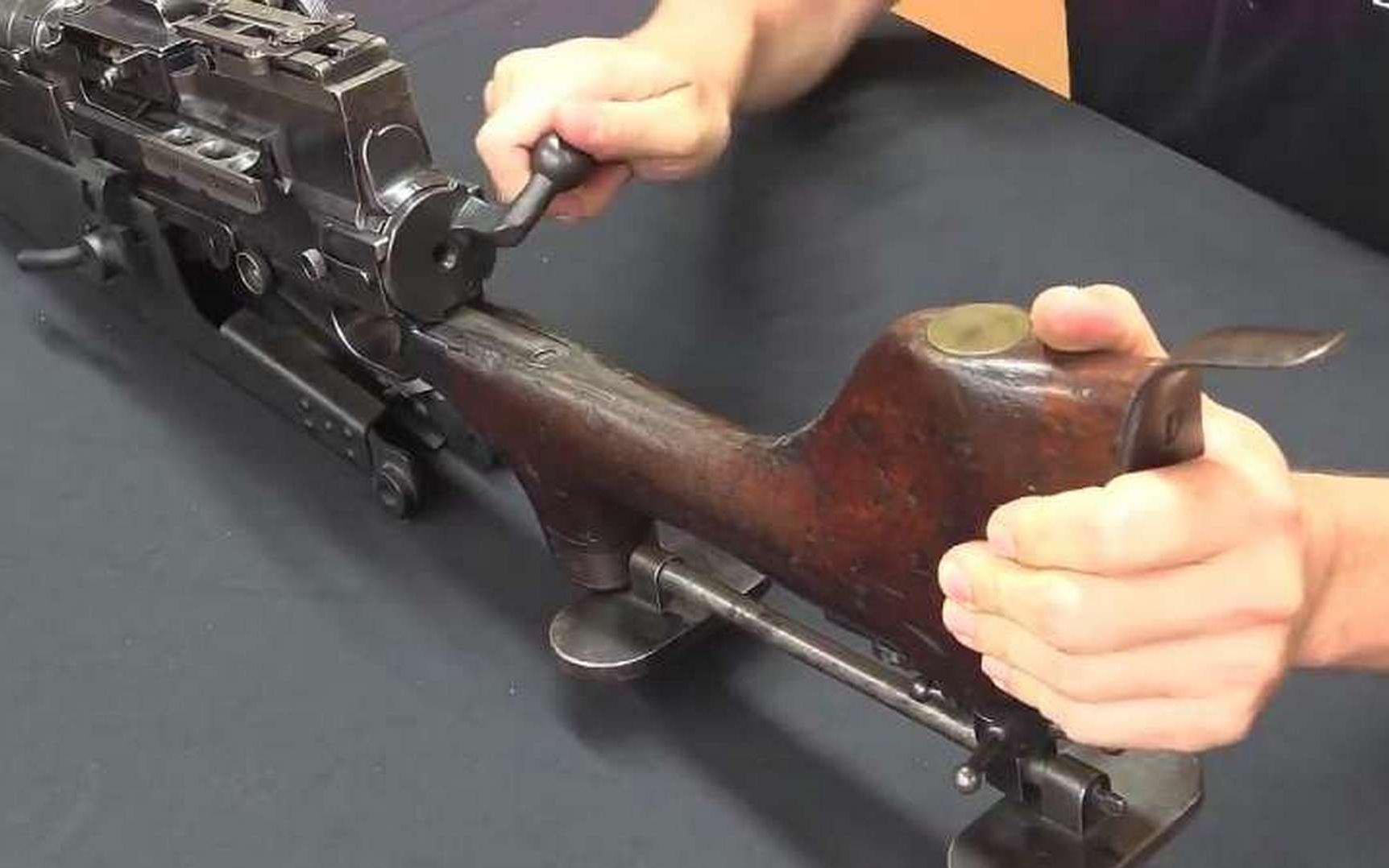 m1909贝内特梅西轻机枪美军采用的第一支轻机枪