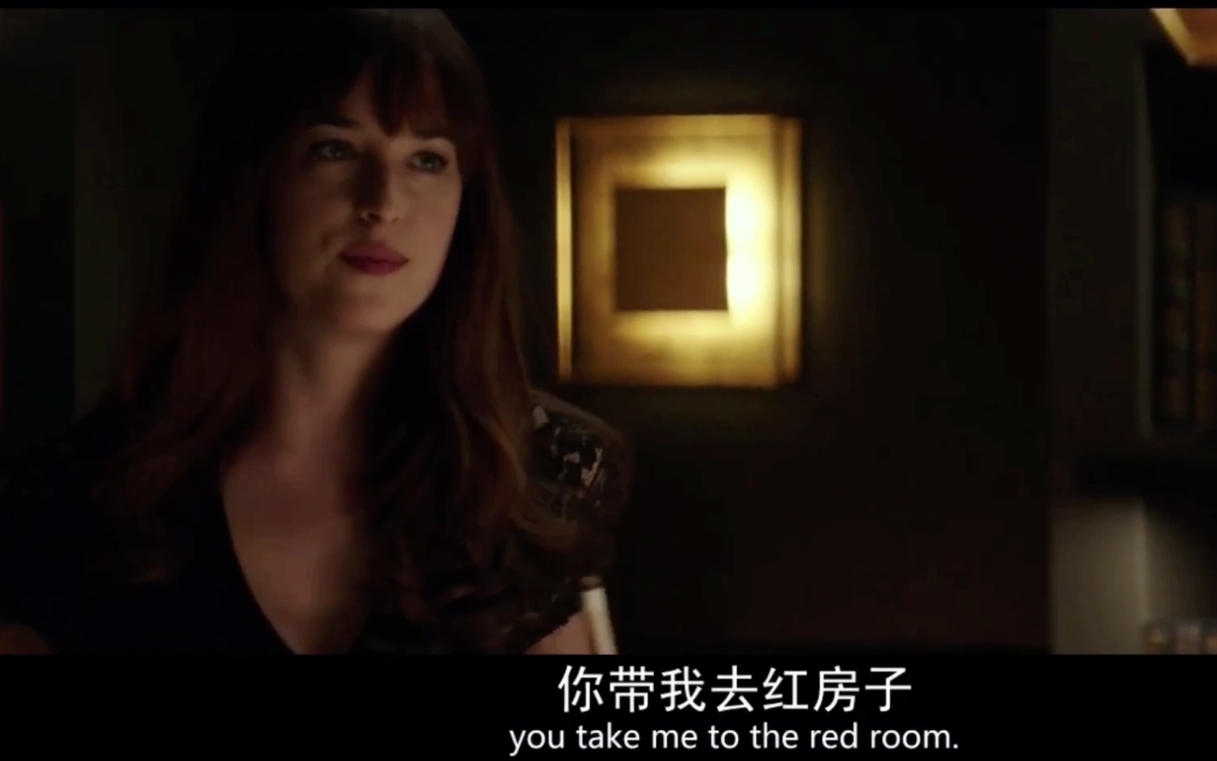 [图]【达妹中字】五十度黑 打桌球片段 达科塔约翰逊 dakota johnson 高甜