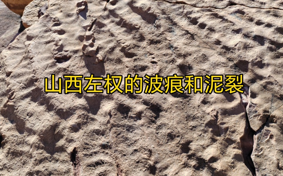 山西左权的波痕和泥裂 - 哔哩哔哩