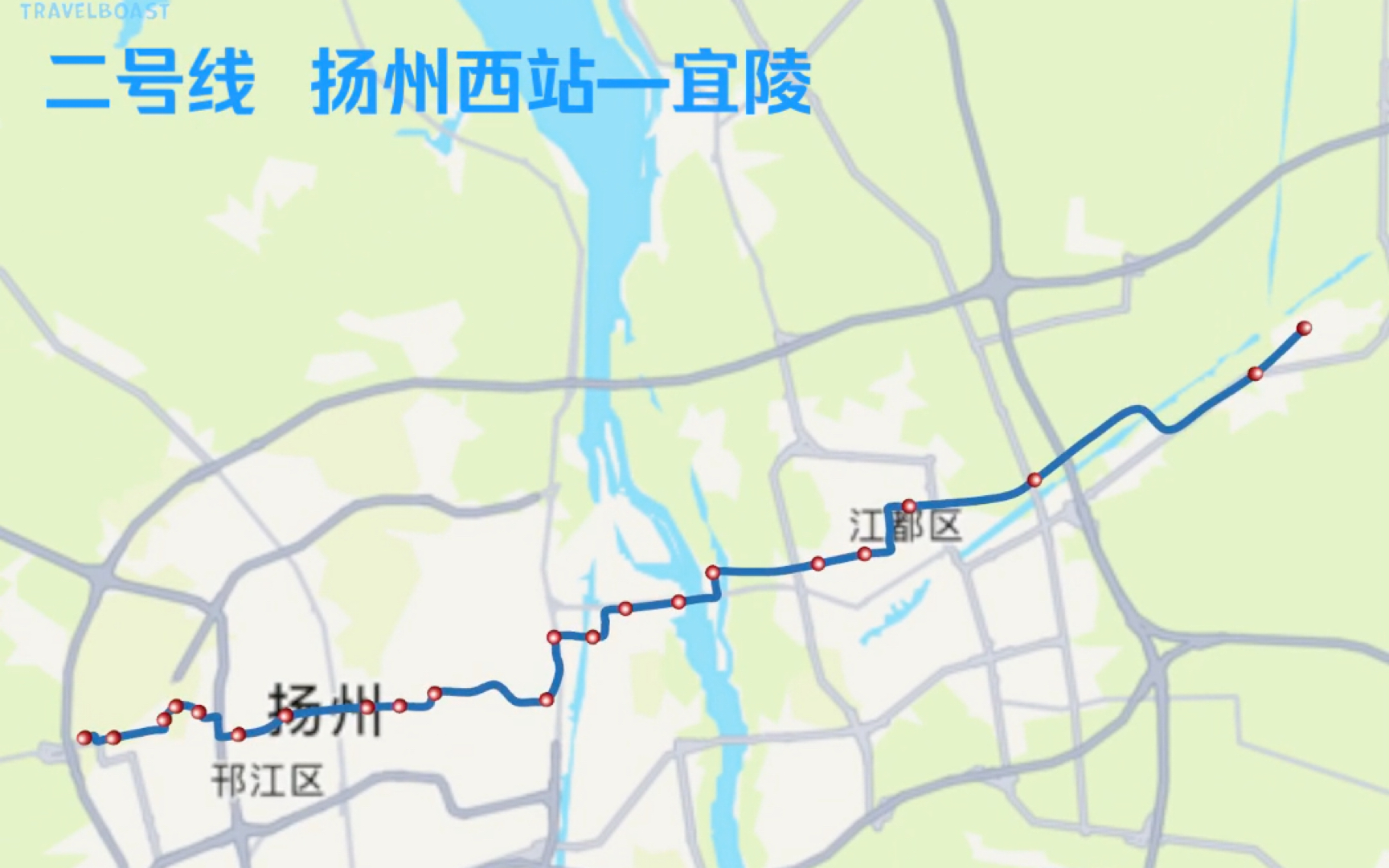 【架空】扬州地铁二号线