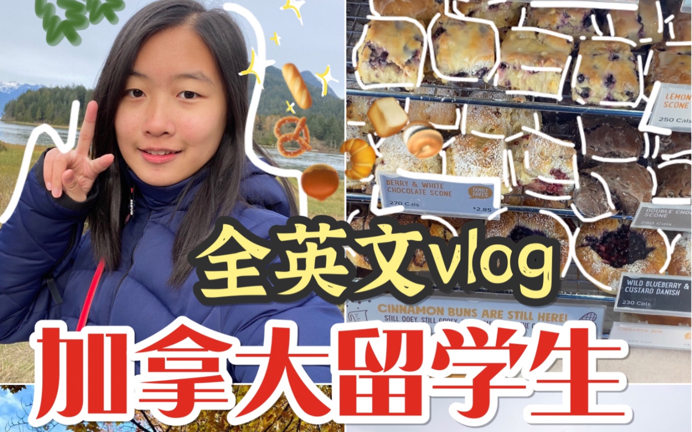 全英文vlog|加拿大留学生的真实一天|遇见小鹿哔哩哔哩bilibili