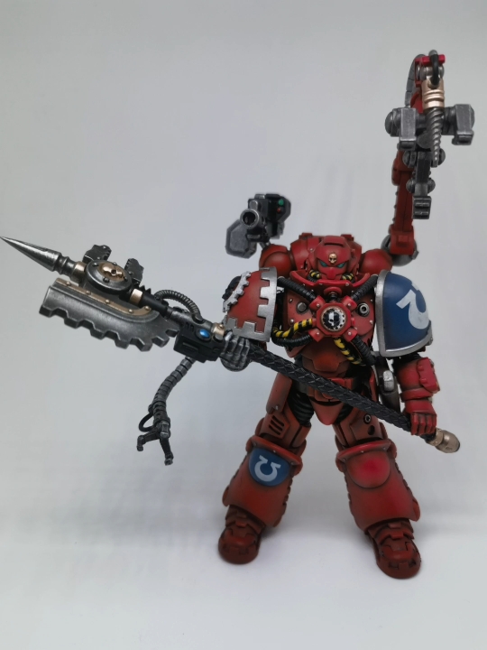 【手办王/暗源战锤】战锤40k 极限战士 技术军士