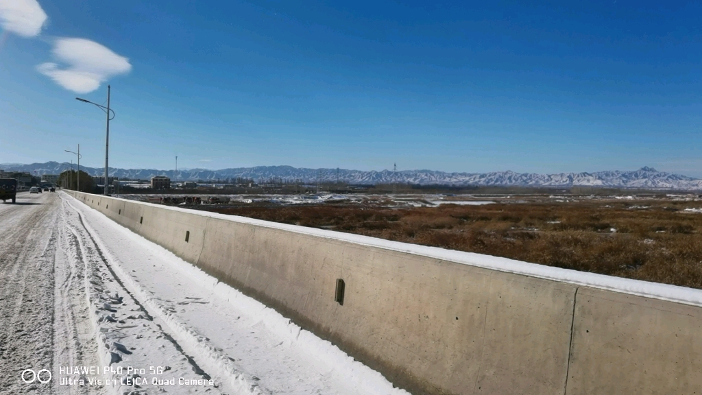 [图]风与远山，还有积雪！