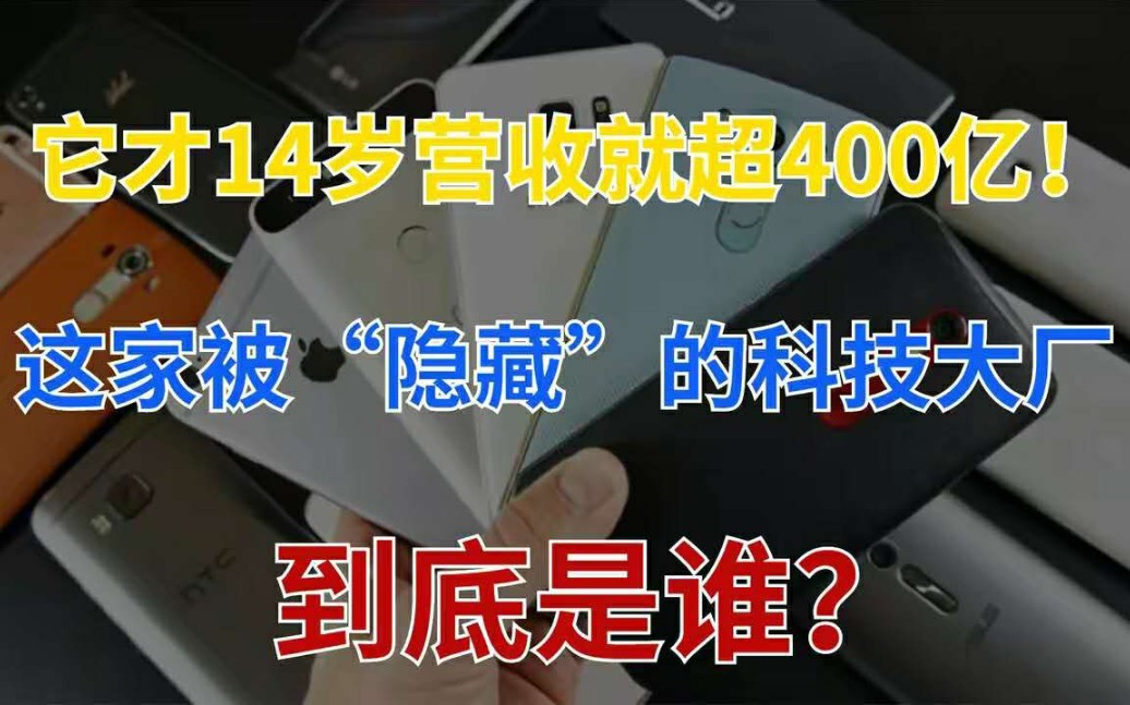 苹果、华为的背后,藏着一家国产科技大厂,一年进账超440亿!哔哩哔哩bilibili