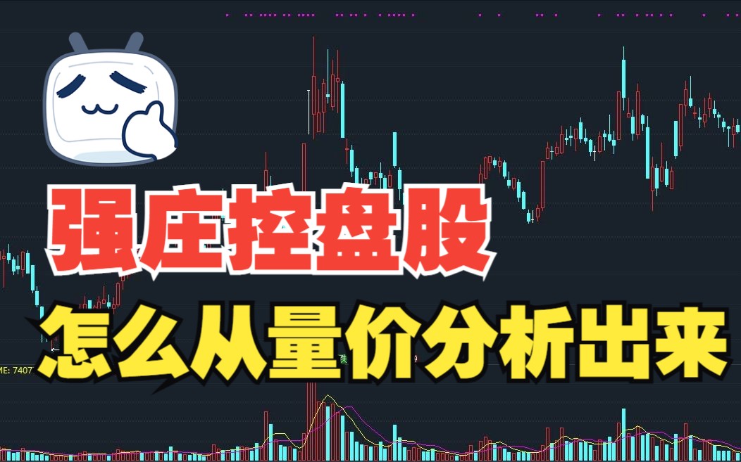 K线图量价分析看出来强庄票强庄控盘是怎么分析的哔哩哔哩bilibili