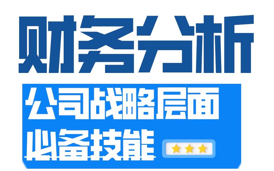 [图]「公司战略必备的财务分析必修课」财务分析工具及信息化