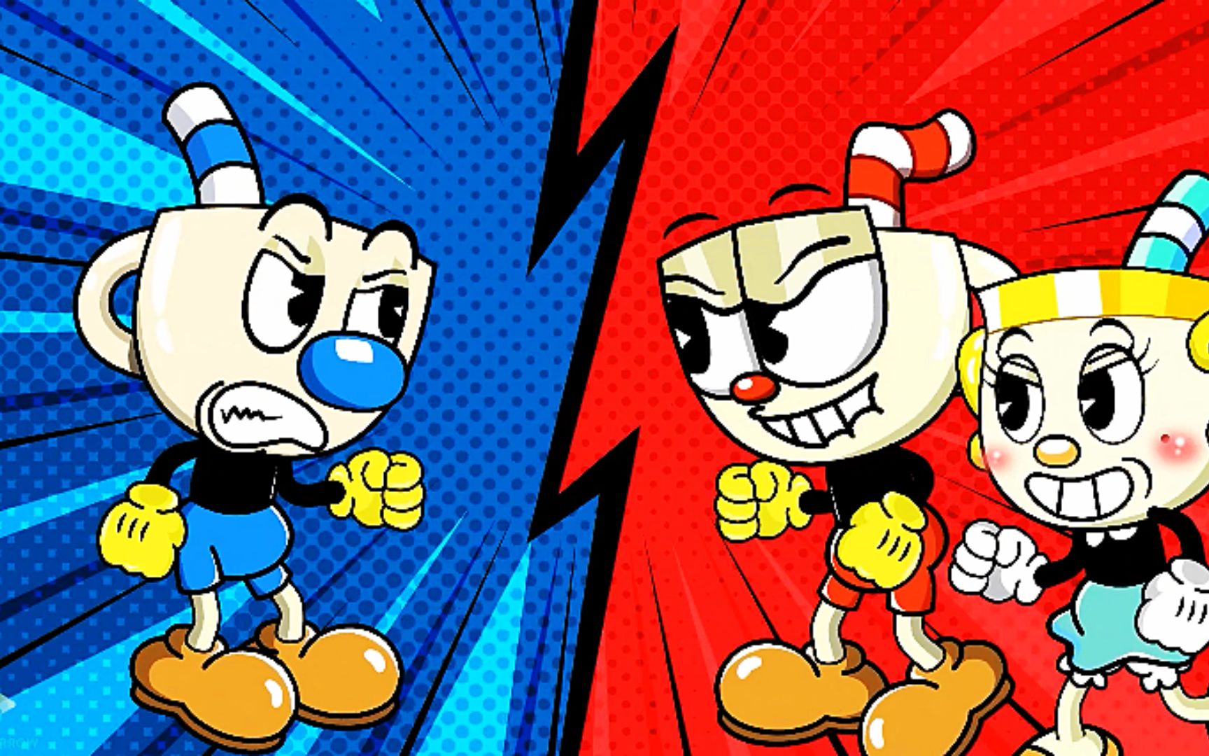 茶杯头动画:蓝杯杯vs红杯杯大战一触即发,谁会是最后的赢家?