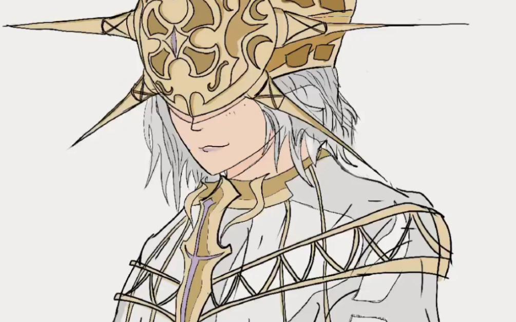 【procreate板绘】葛温德林_哔哩哔哩_bilibili