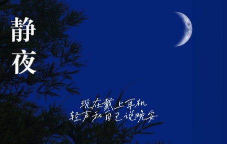 [图]白噪音：静夜