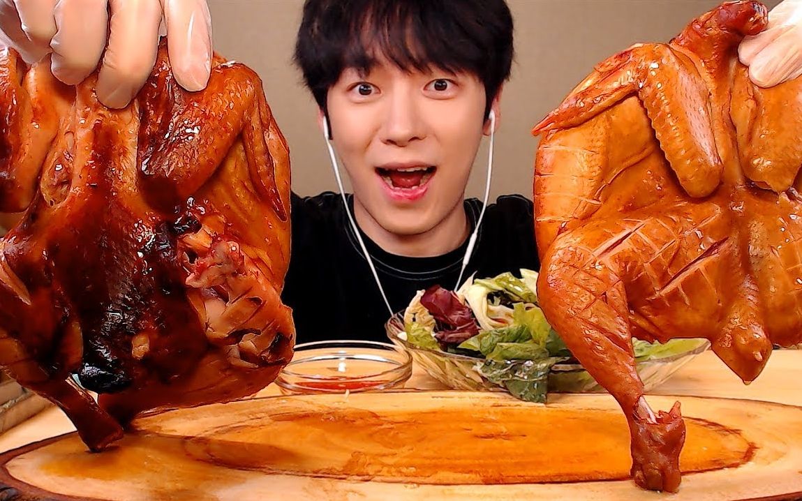 韩国帅味小哥大口吃肉超享受吼吼吼吼吼!| sio 韩国吃播节目